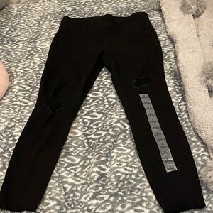 Brand new rockstar black jeggings sz 6